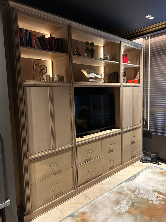 Meuble salon chêne contreplaquée